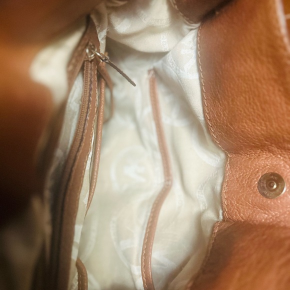 Michael Kors brown leather purse with beautiful hardware. - Picture 10 of 10
